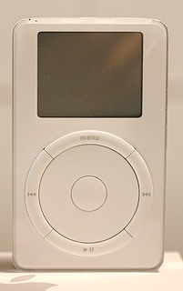 iPod with scroll wheel